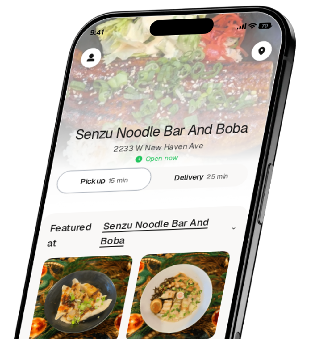 Senzu Noodle Bar And Boba app preview