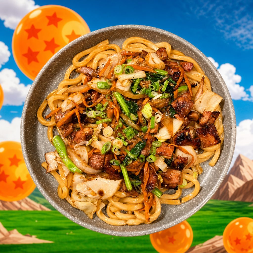 Yaki Udon (Stir Fried).