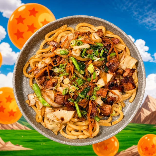 Yaki Udon (Stir Fried).