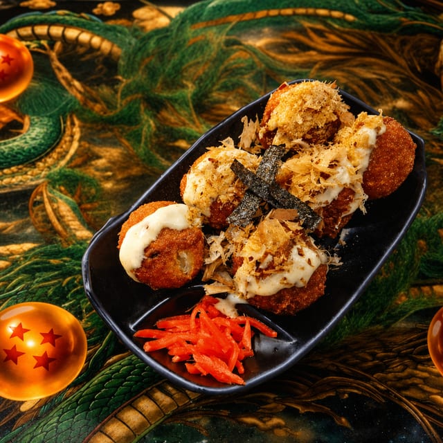 Takoyaki.
