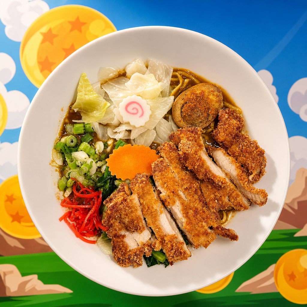 Chicken Katsu Curry Ramen (Soup).
