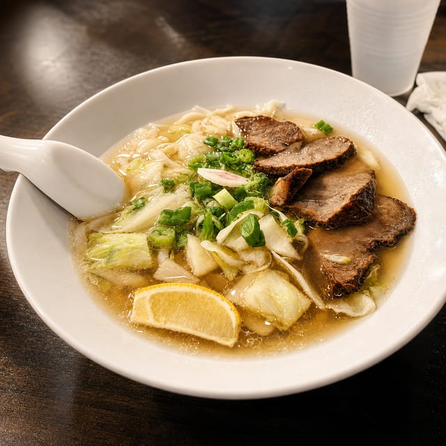 Beefy Udon.